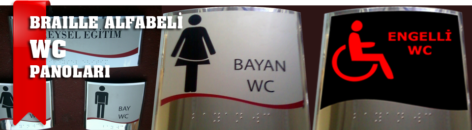 Braille Alfabeli WC Y�nlendirme
